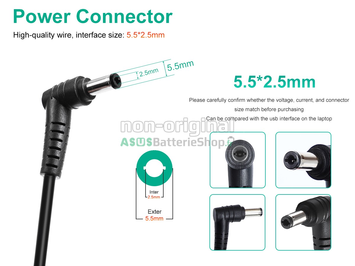 Adaptateur pour Asus 19.5V 11.8A 230W 5.5*2.5MM