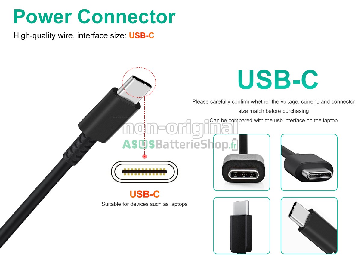 Adaptateur pour Asus VIVOBOOK 14X S5402Z
