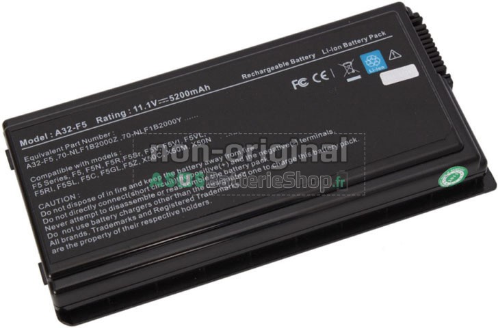 Batterie pour PC portable Asus 70-NLF1B2000Z Batterie pour PC portable Asus 70-NLF1B2000Z