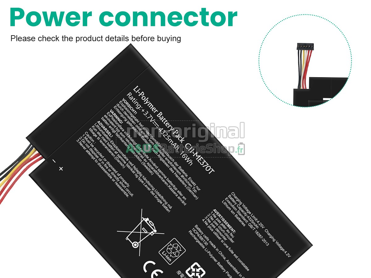 Batterie pour PC portable Asus NEXUS 7 1ST GEN