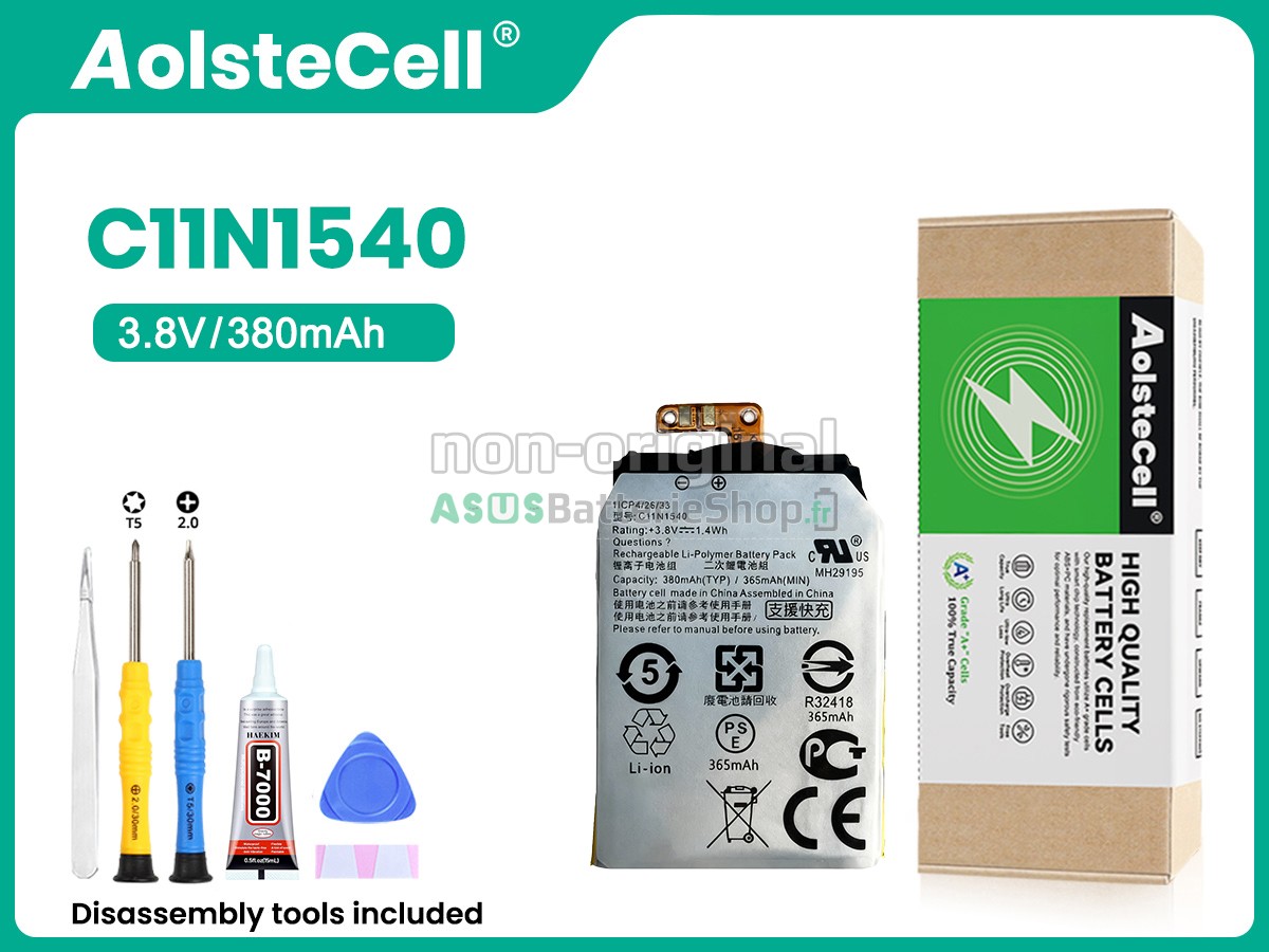 Batterie pour PC portable Asus ZENWATCH 2 WI501QF