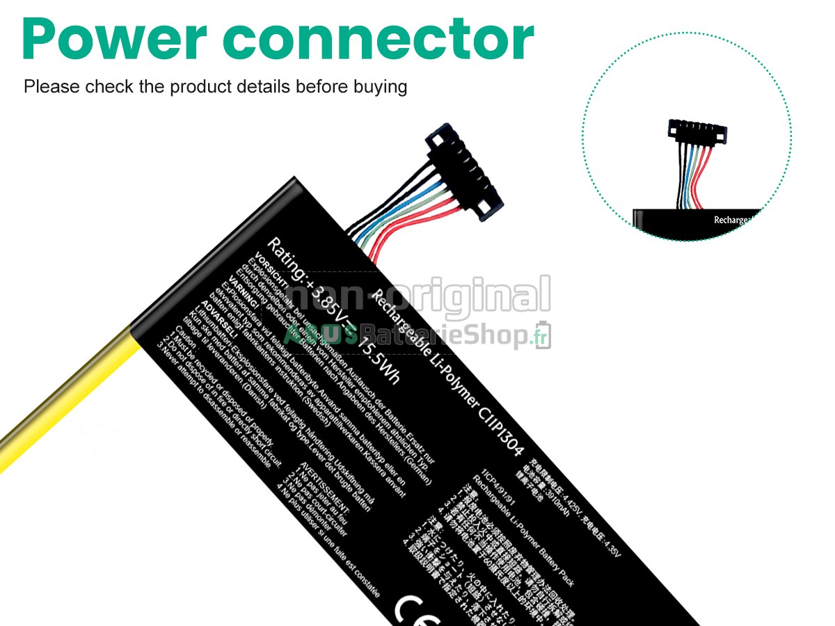 Batterie pour PC portable Asus C11P1304