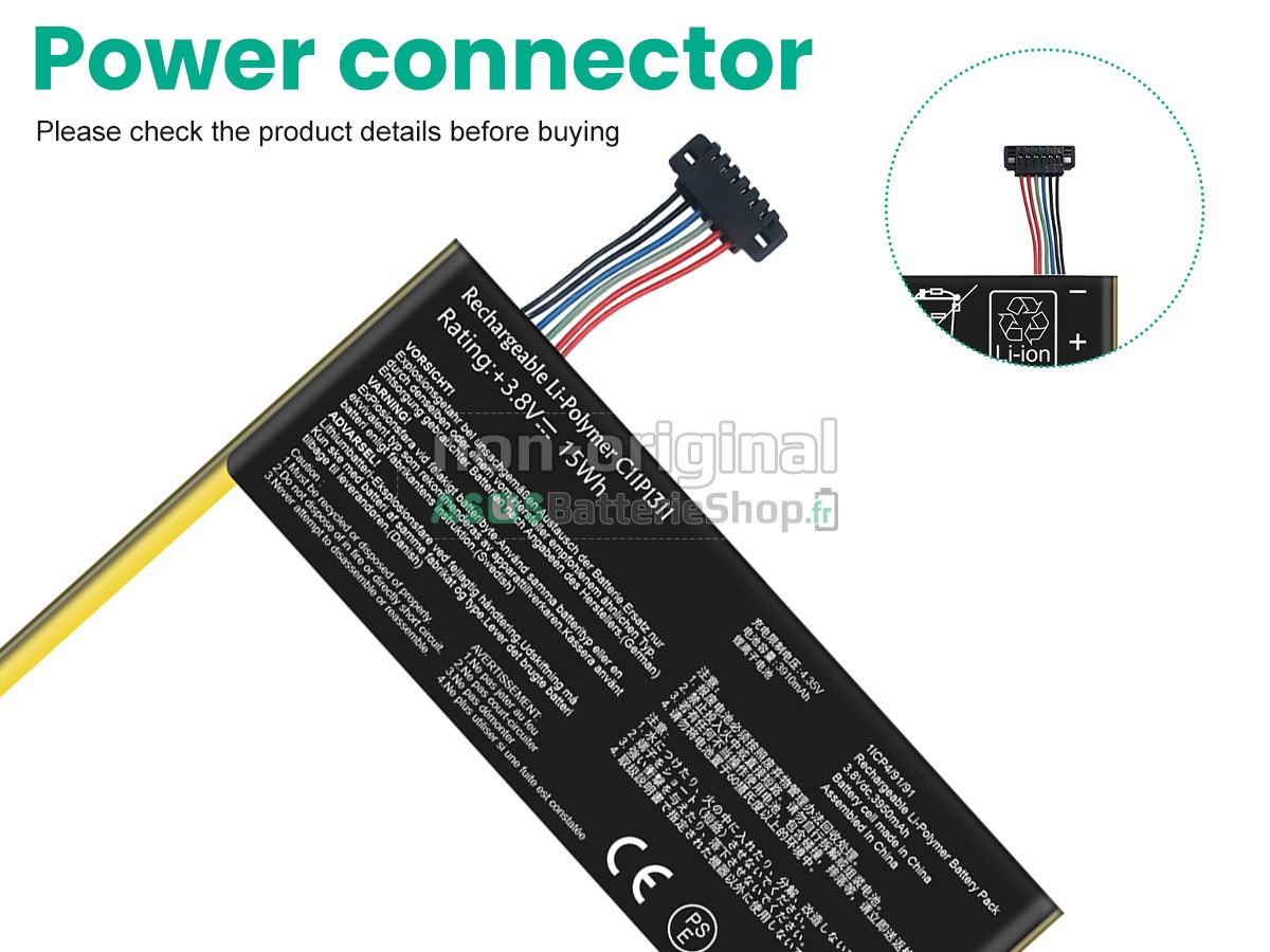 Batterie pour PC portable Asus C11P1311