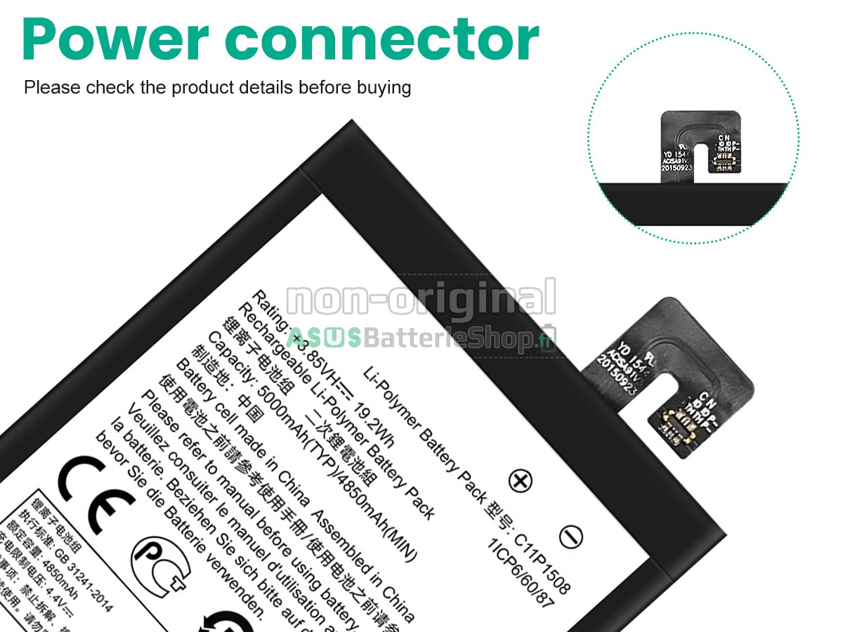 Batterie pour PC portable Asus C11P1508