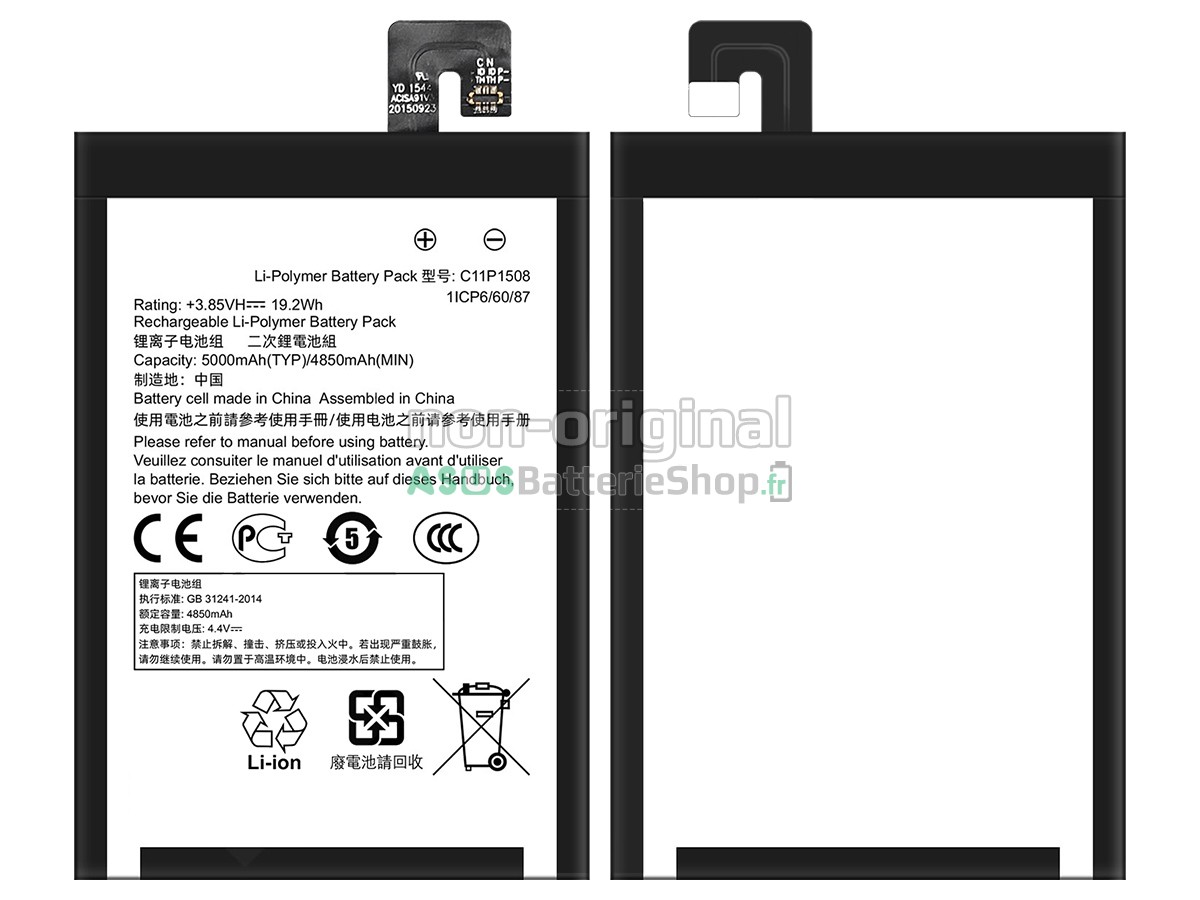 Batterie pour PC portable Asus C11P1508