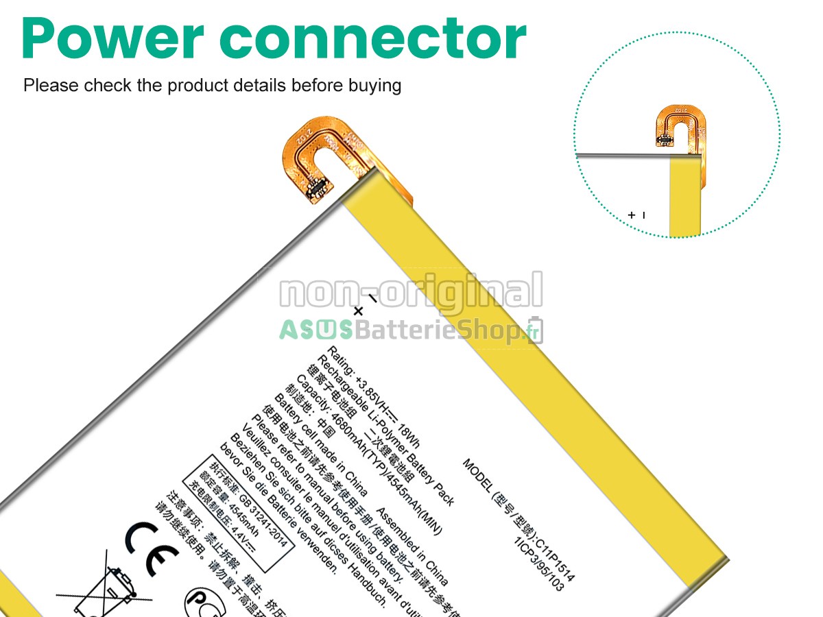 Batterie pour PC portable Asus C11P1514