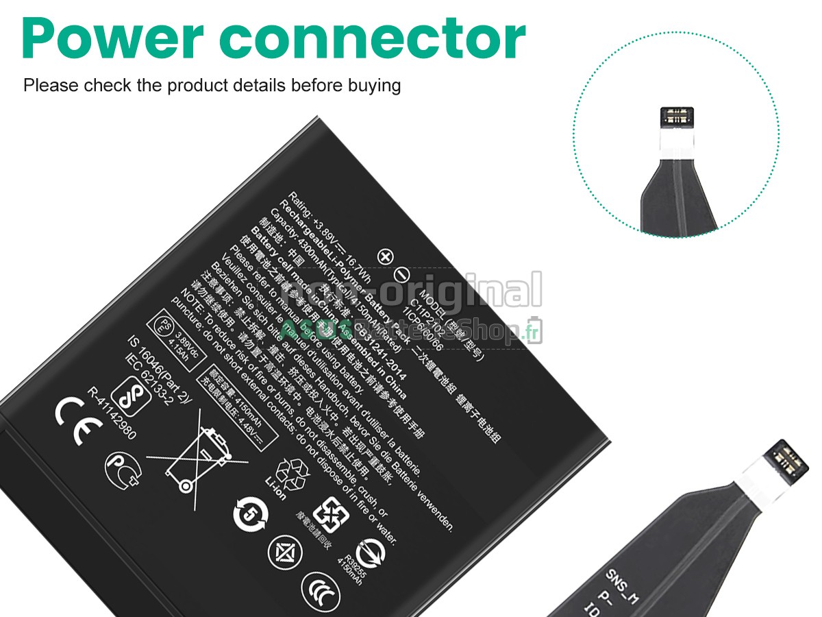 Batterie pour PC portable Asus ZENFONE 9 ZS696KS