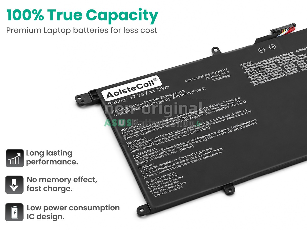 Batterie pour PC portable Asus 0B200-04570100