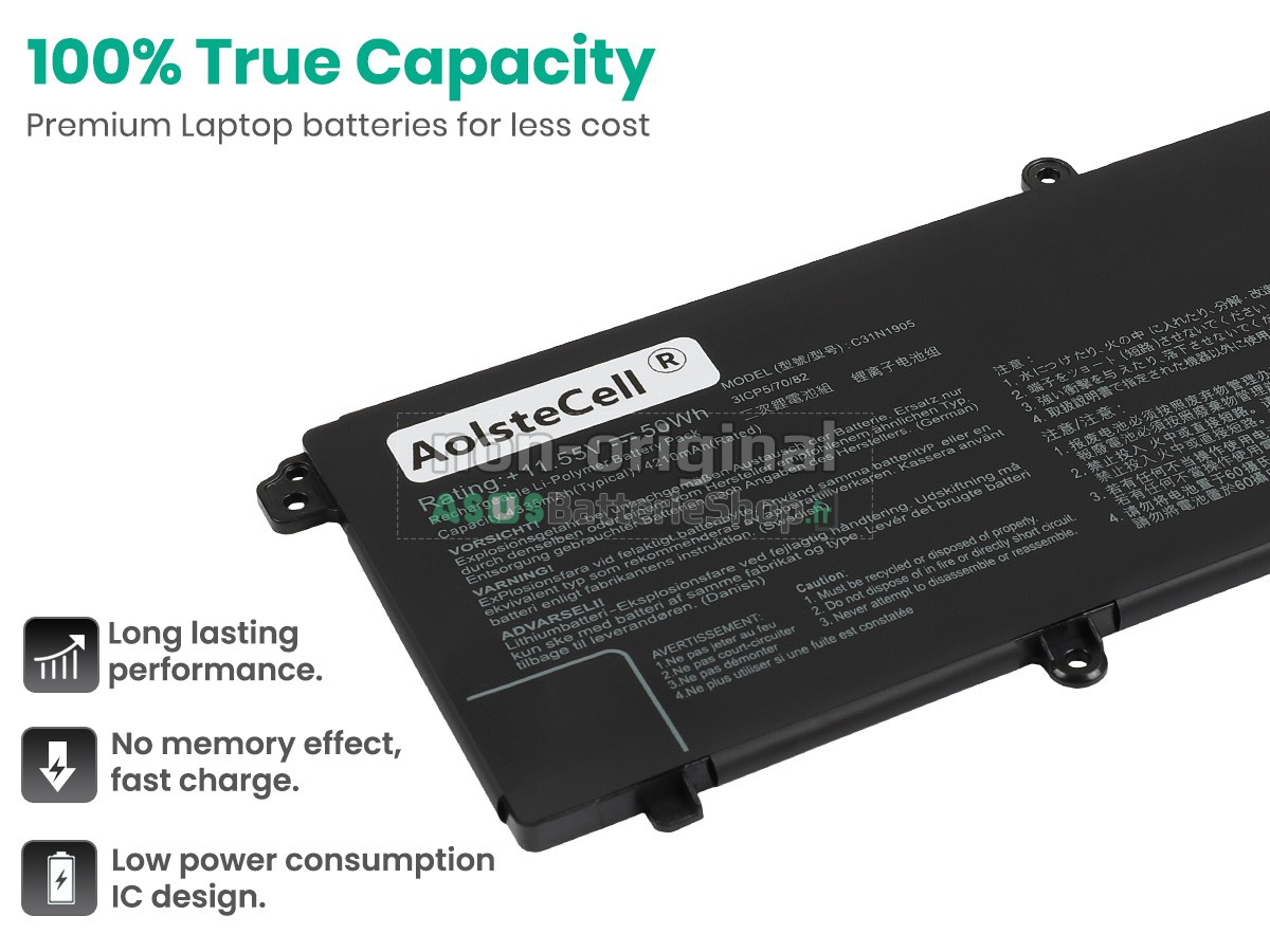 Batterie pour PC portable Asus VivoBook 15 X1504ZA-NJ195W