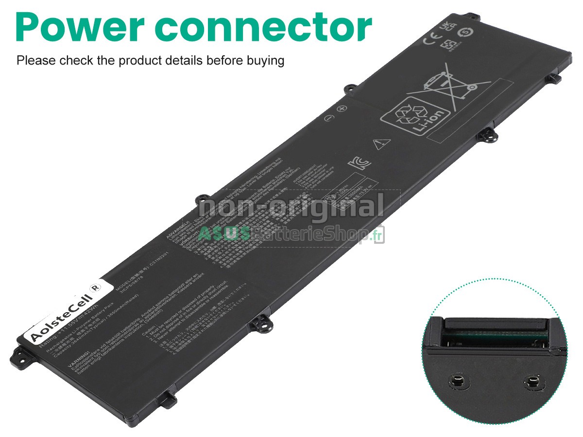 Batterie pour PC portable Asus VivoBook 15 X1504ZA-NJ195W