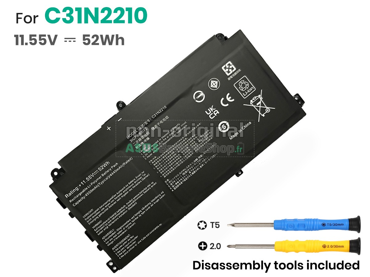 Batterie pour PC portable Asus C31N2210