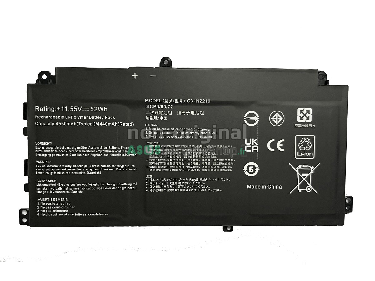 Batterie pour PC portable Asus C31N2210