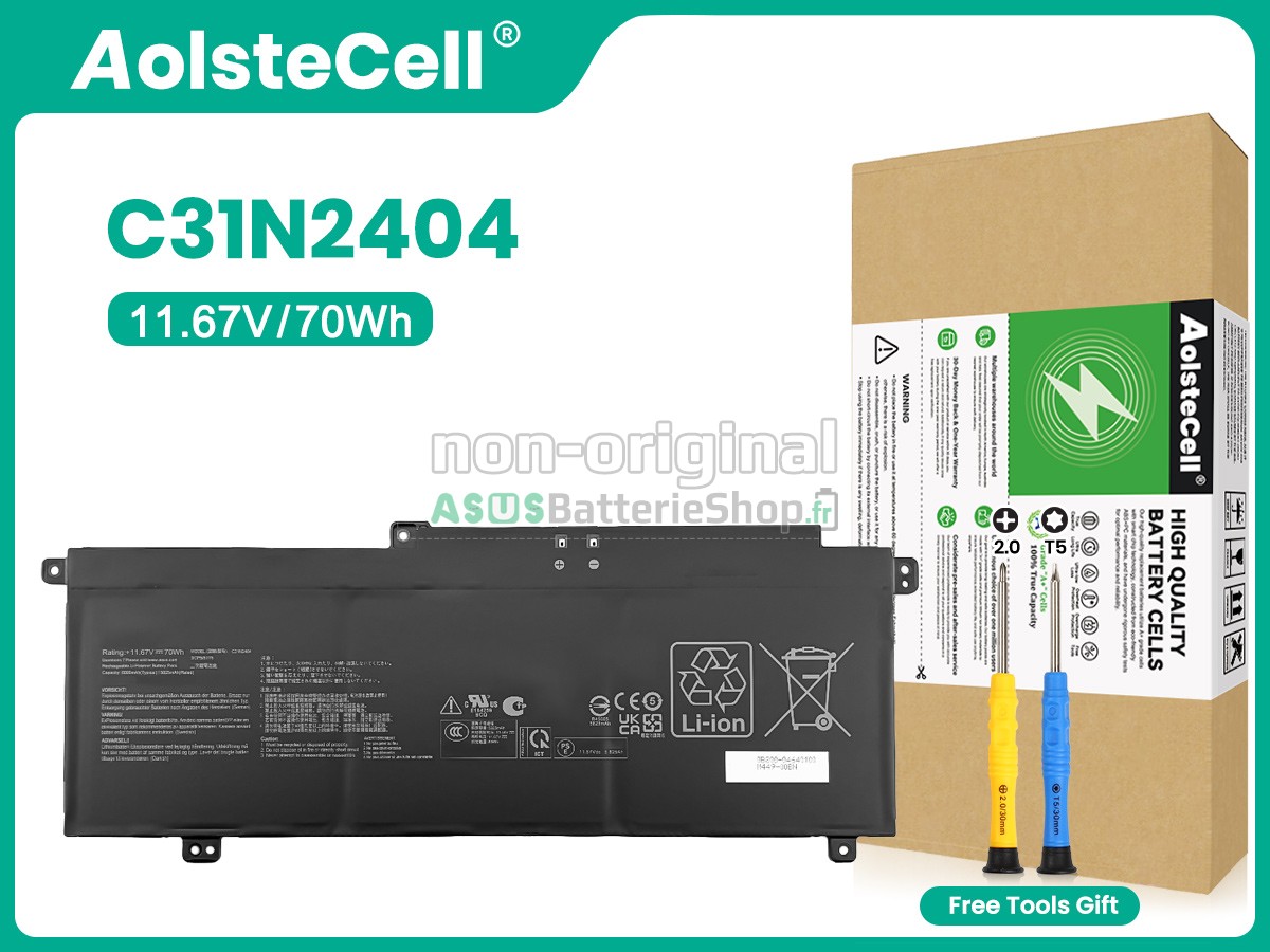 Batterie pour PC portable Asus VivoBook S16 S3607CA-MG5R045W