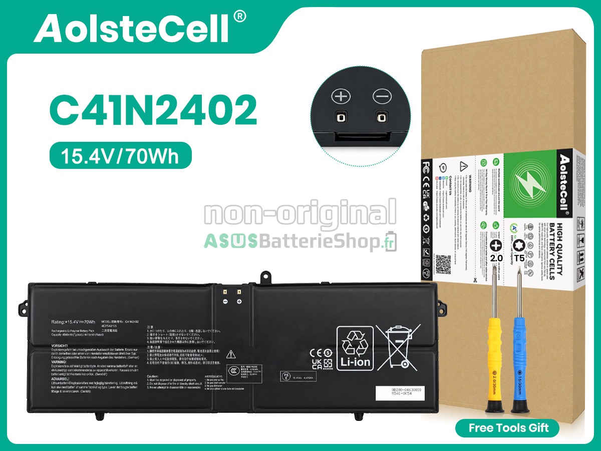 Batterie pour PC portable Asus VivoBook S16 S3607CA-MG5R045W