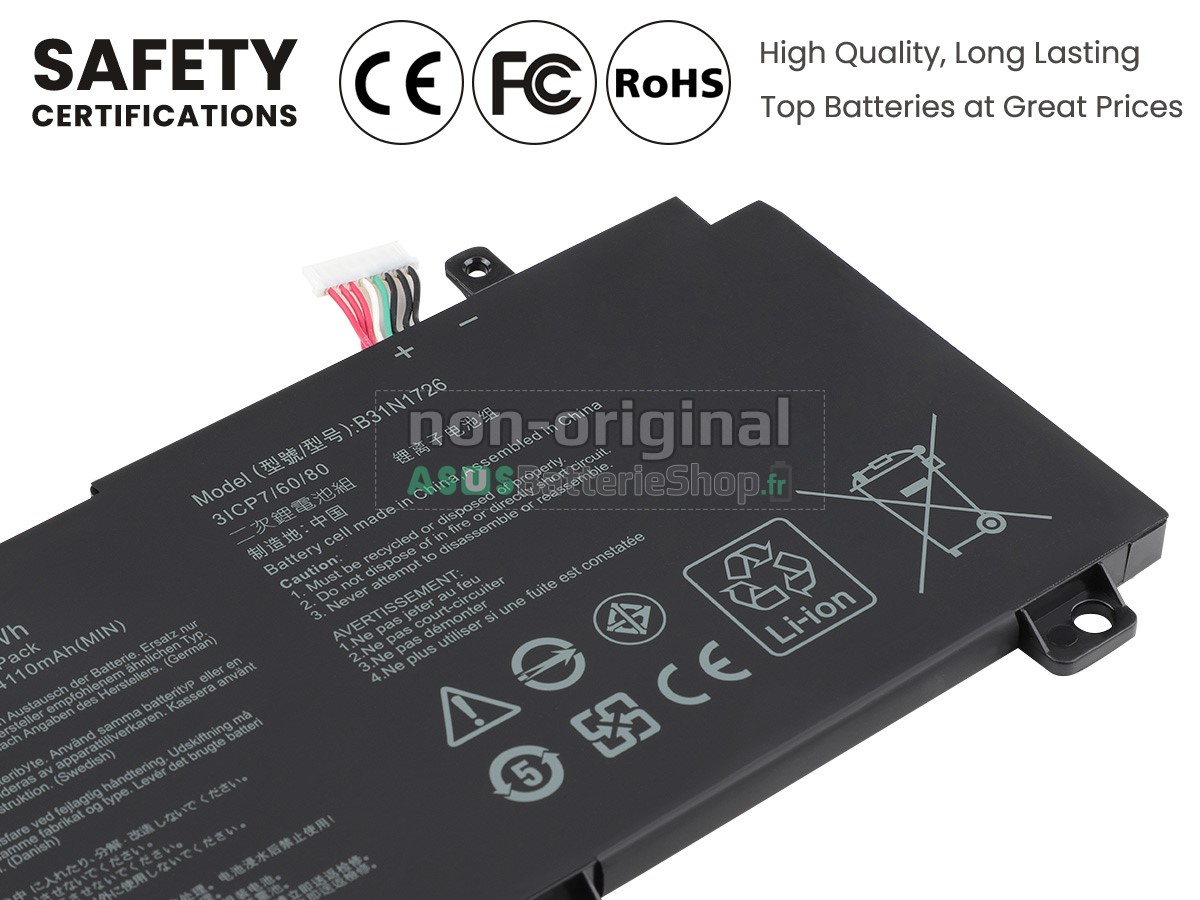 Pile CMOS BIOS Pour ASUS U1F - Batterie CR2032 Compatible - Neuve - Garantie 1 An